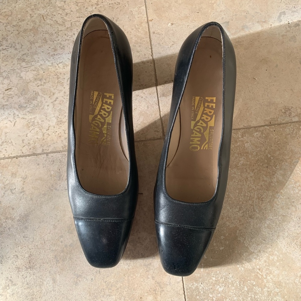 Salvatore Ferragamo Black High Heels